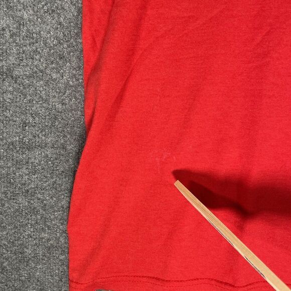 BNSF Vintage 90s T Shirt Red Men's XL‎ Kansas City division - Picture 4 of 7